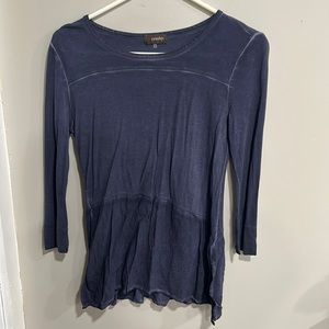 Crosby Navy Blue Long-Sleeve